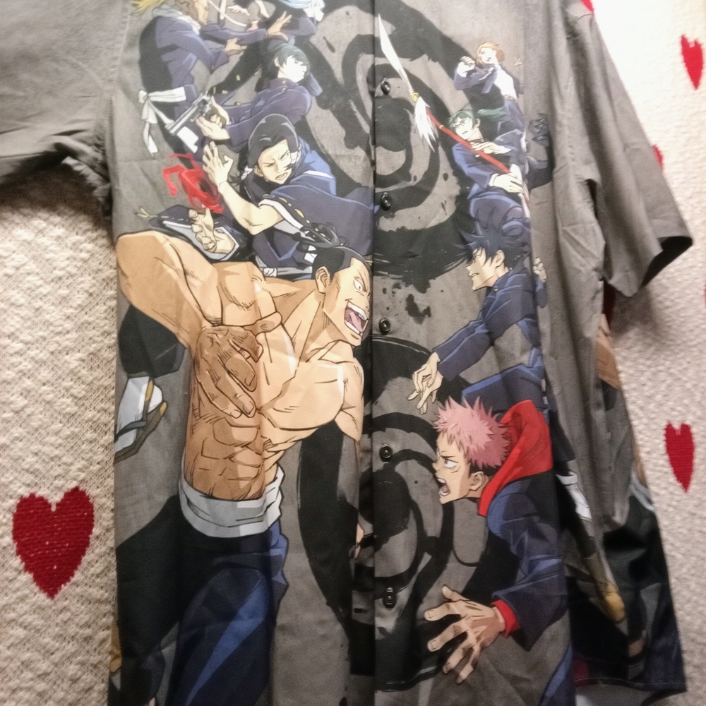 Loungefly Juju Kaisen Button Up 2X - Picture 3 of 7